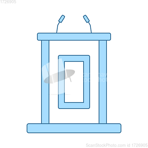 Image of Witness Stand Icon