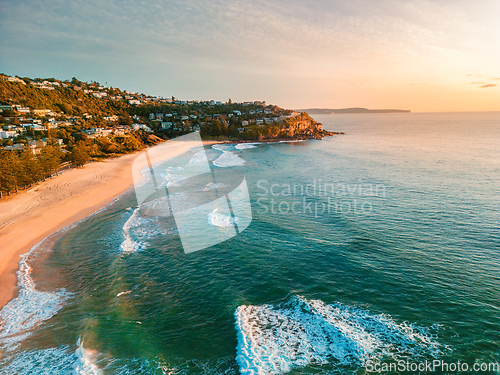 Image of Views of Whale Beach Northern beaches Australia
