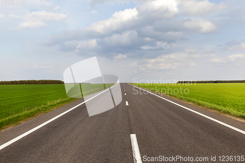 Image of road field