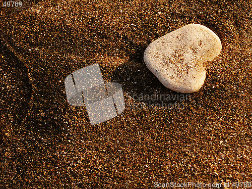 Image of stone  heart