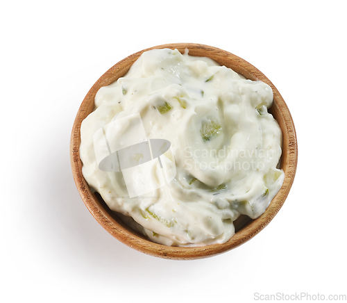 Image of bowl of tzatziki sauce