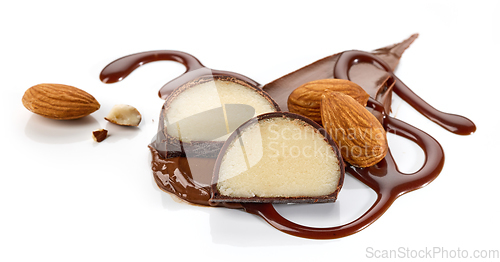 Image of marzipan and chocolate