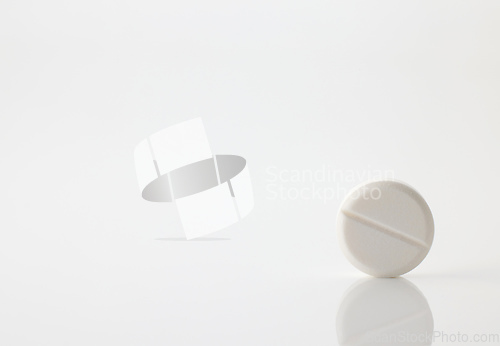 Image of pill on white background