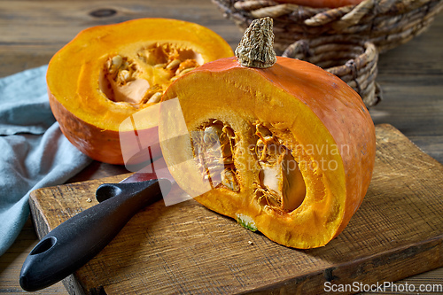 Image of fresh raw pumpkin