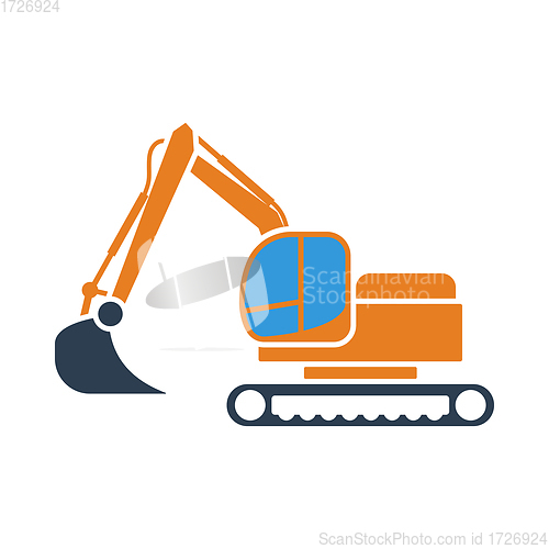 Image of Icon Of Construction Bulldozer