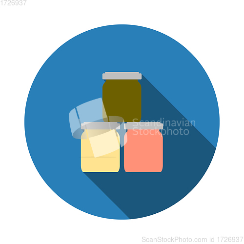 Image of Baby Glass Jars Icon