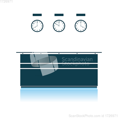 Image of Office Reception Desk Icon