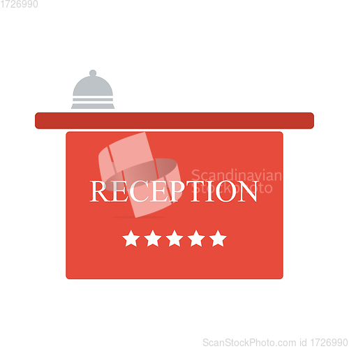 Image of Hotel Reception Desk Icon