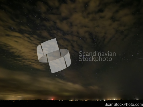 Image of Orion With Clouds over Anglesey