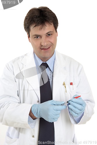 Image of Doctor with syringe