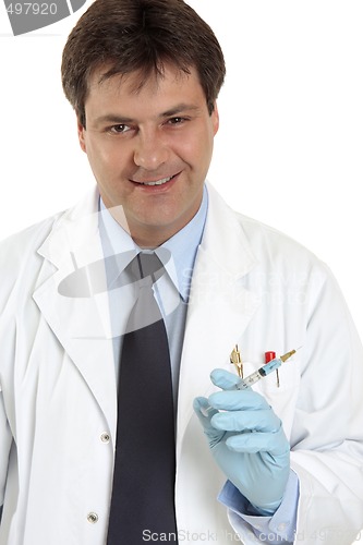 Image of Doctor with syringe needle