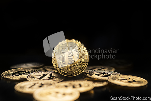 Image of Bitcoin coin symbol