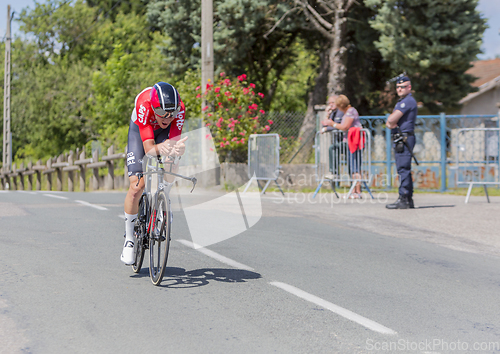 Image of The Cyclist Tiesj Benoot - Criterium du Dauphine 2017