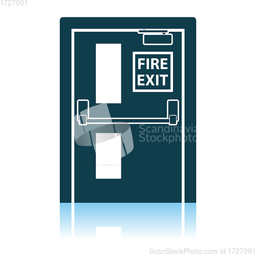 Image of Fire Exit Door Icon