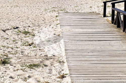 Image of old wooden pier