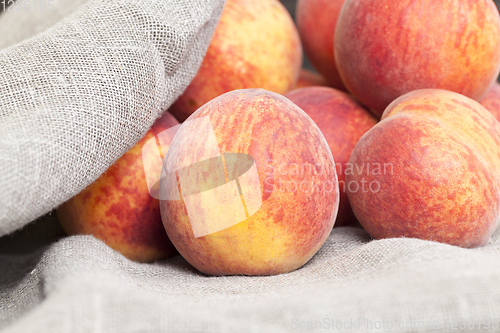 Image of ripe large peaches