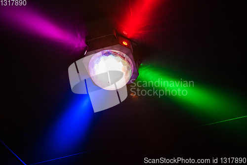 Image of Colorful disco ball