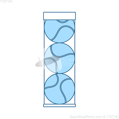 Image of Tennis Ball Container Icon