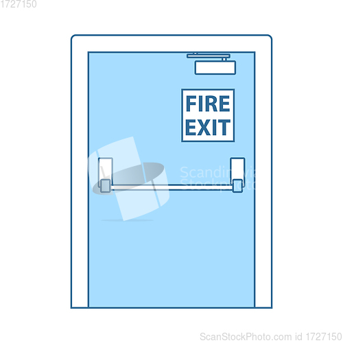 Image of Fire Exit Door Icon