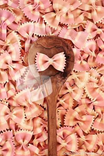 Image of Italian Bow Tie Pink Farfalle Pasta