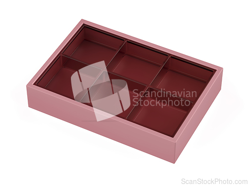Image of Empty pink box