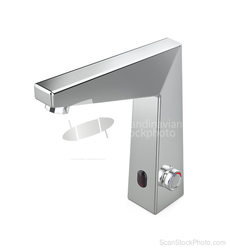 Image of Silver automatic sensor faucet