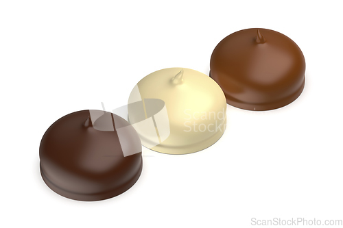 Image of Chocolate coated marshmallows
