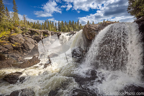 Image of Ristafallet waterfall in the western part of Jamtland is listed