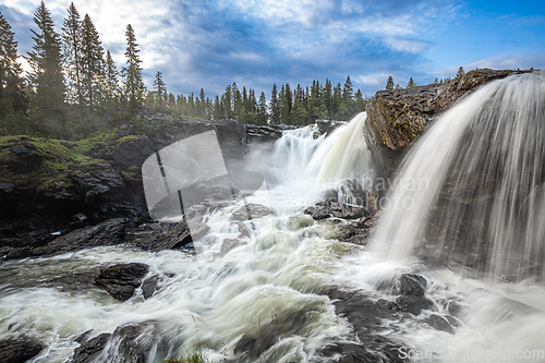 Image of Ristafallet waterfall in the western part of Jamtland is listed