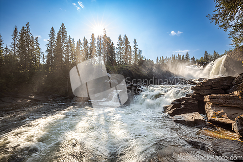 Image of Ristafallet waterfall in the western part of Jamtland is listed