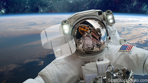 Image of Astronaut in outer space