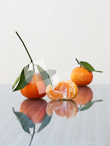 Image of Ripe juicy tangerines