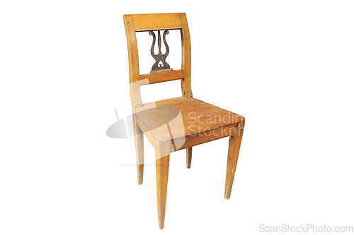 Image of isolated wooden traditional chair