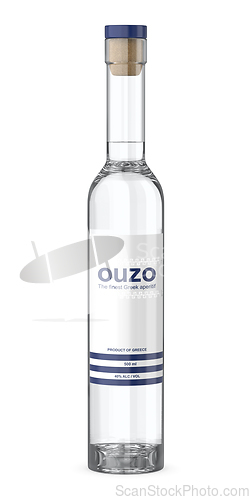 Image of Bottle of the traditional greek drink Ouzo

