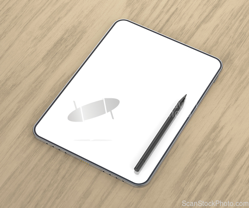 Image of Tablet with digital pen