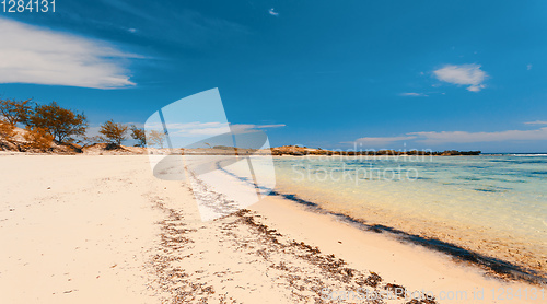 Image of sand beach in Madagascar, Antsiranana, Diego Suarez