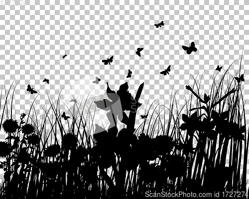 Image of Meadow silhouette