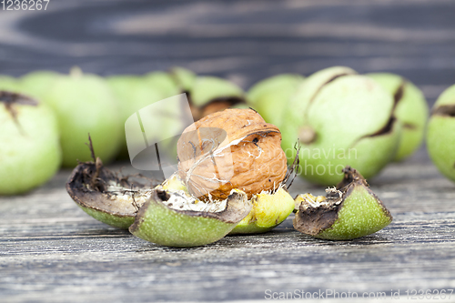 Image of broken walnuts