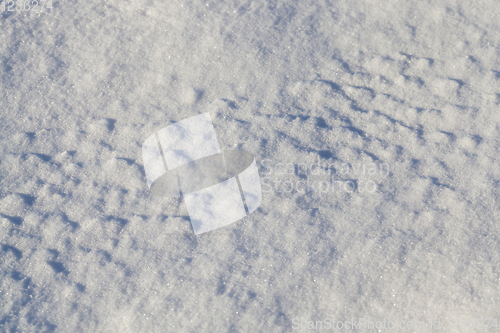 Image of Snow drifts in winter