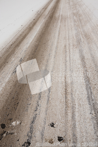 Image of Road under the snow