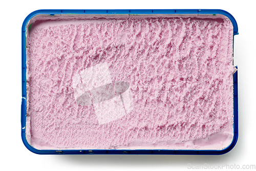 Image of blackcurrant ice cream