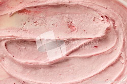 Image of pink homemade ice cream