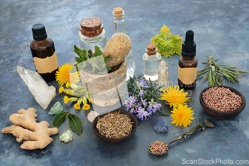 Image of Alternative Natural Herbal Remedy Ingredients 