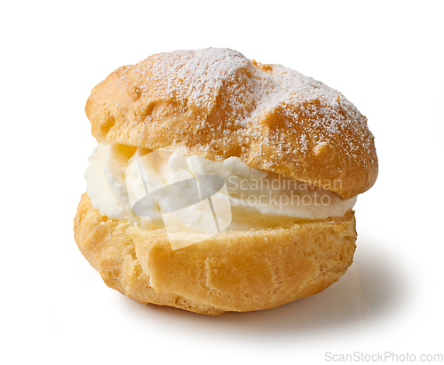 Image of freshly baked cream puff