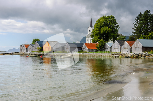 Image of houses on the beach