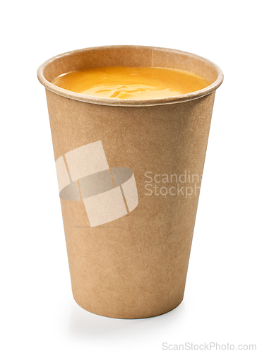 Image of pumpkin drink in take away cup