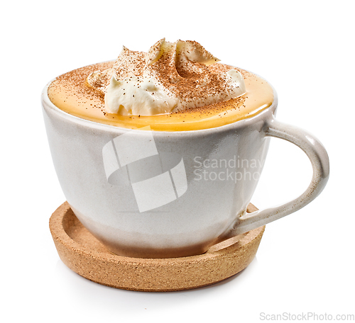 Image of cup of pumpkin latte