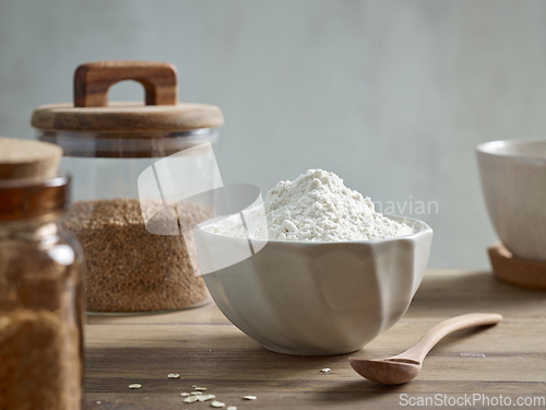 Image of bowl of flour and other food ingredients