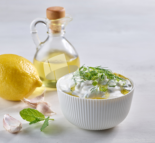 Image of bowl of sour cream or greek yogurt