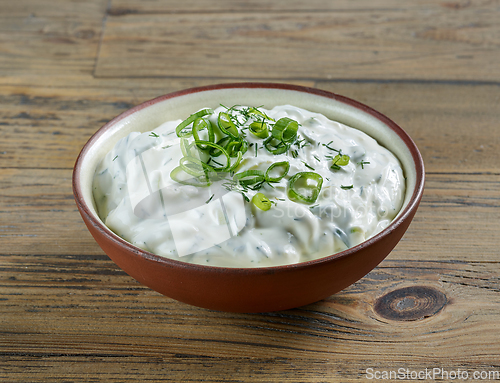 Image of bowl of sour cream or greek yogurt